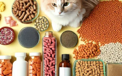 different essential supplements and vitamins for cats